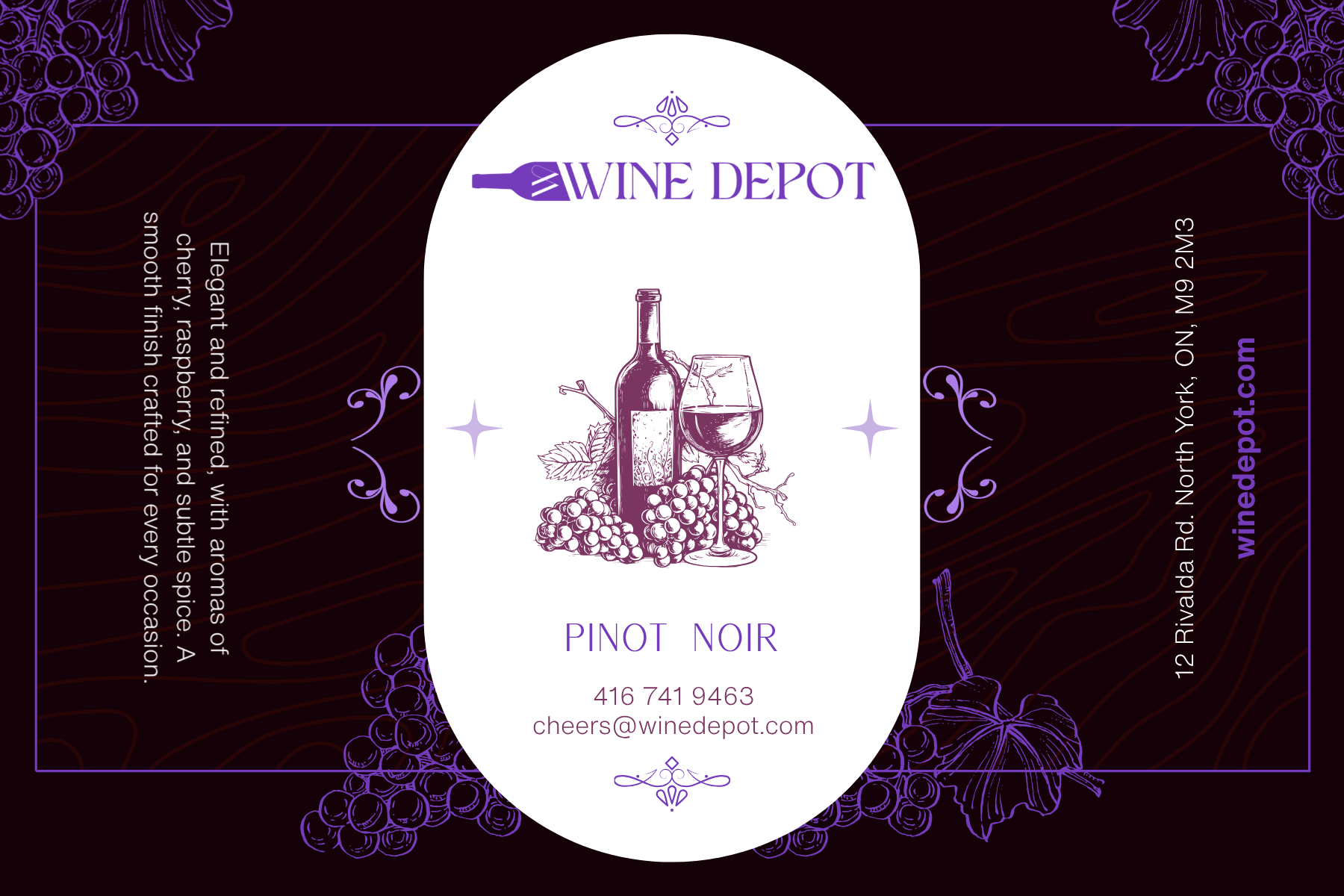 Custom Wine Bottle Label