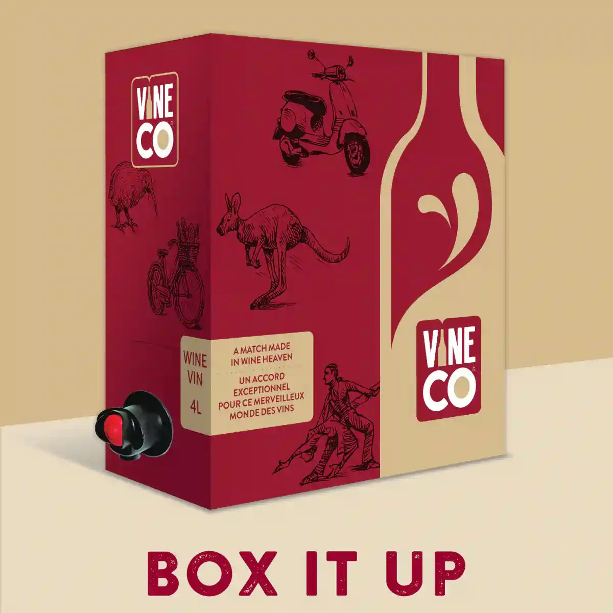 VineCo 4L Bag-In-Box - 5/pack