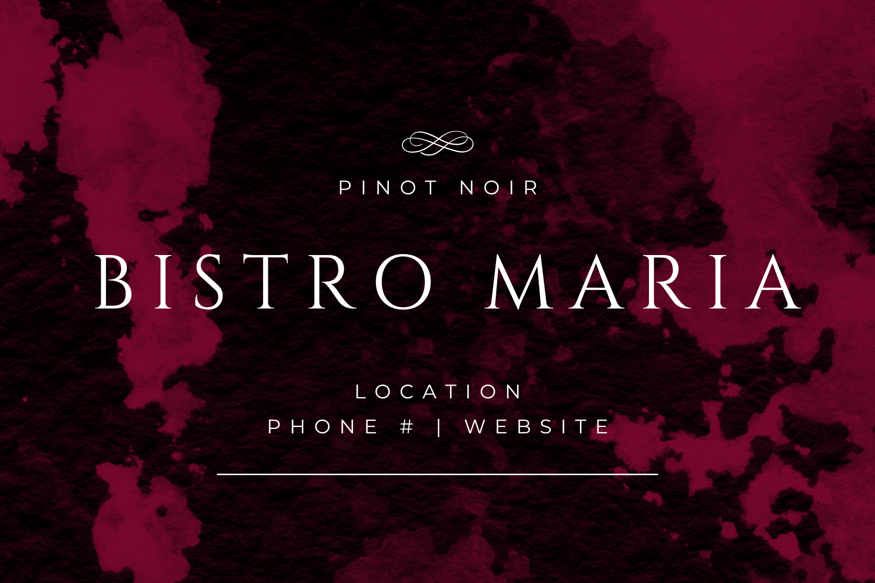 Custom Wine Bottle Label