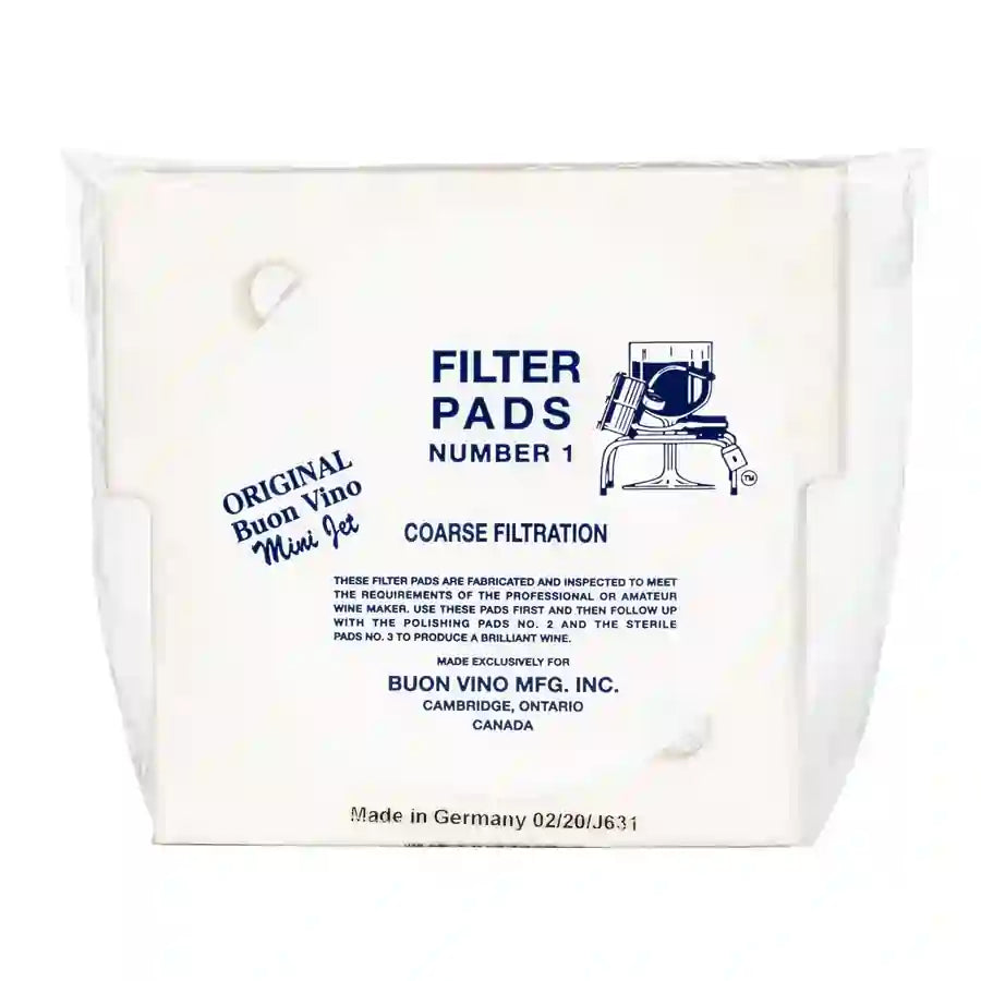 Buon Vino Mini-Jet Filter Pads #1 Coarse