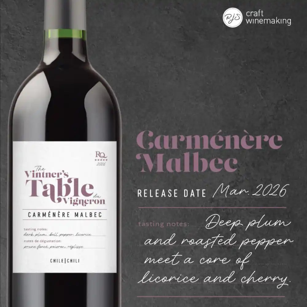 RQ2026 - The Vintner's Table - Carménère Malbec, Chile