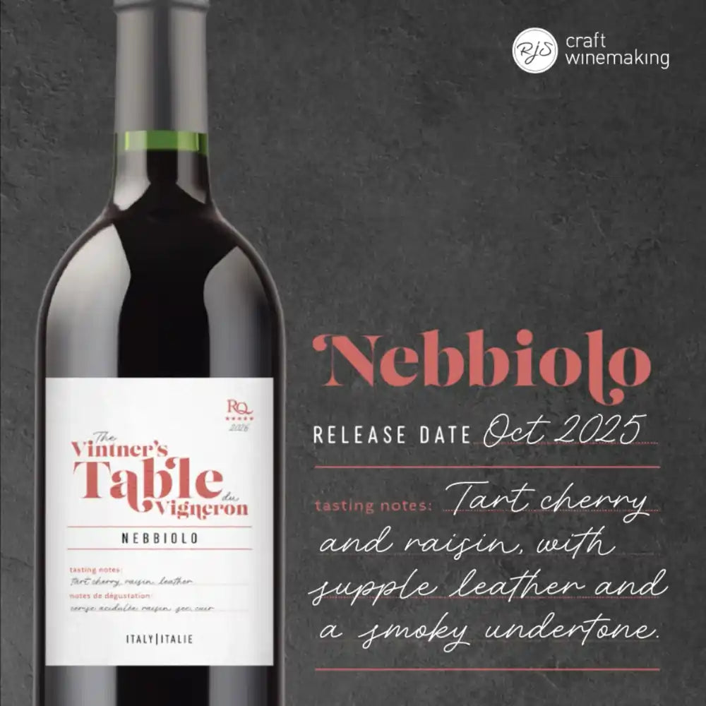 RQ2026 - The Vintner's Table - Nebbiolo, Italy