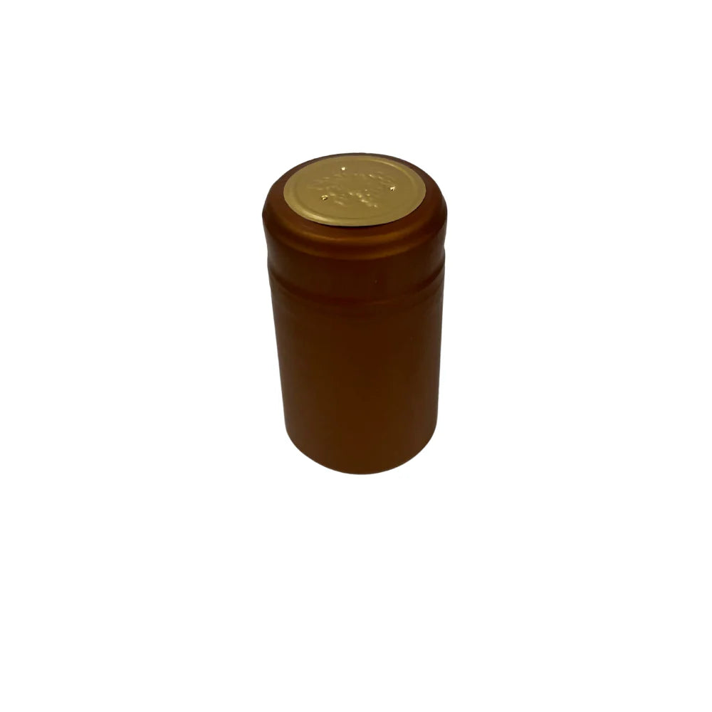 Shrink Tops Brown Metallic